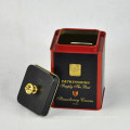 Custom Small Square Black Tea Tin, Tea Tin Box, Black Chinese Tea Tin Box